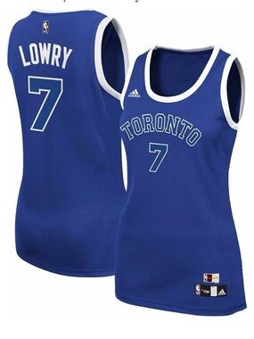 Adidas Toronto Lowry #7 NBA 4her Jersey Tank Size L Raptors Huskies